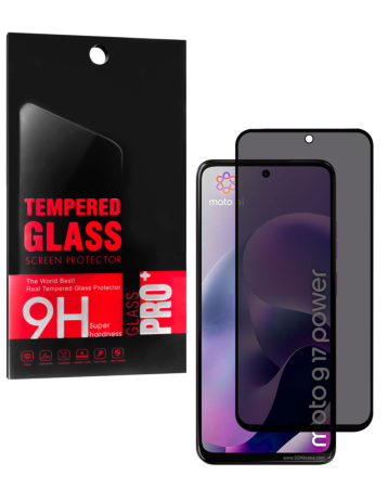 Privacy Tempered Glass for Motorola Moto G17 (XT2623-2 / 2026) (Case Friendly / Anti-Spy / 1 Piece)