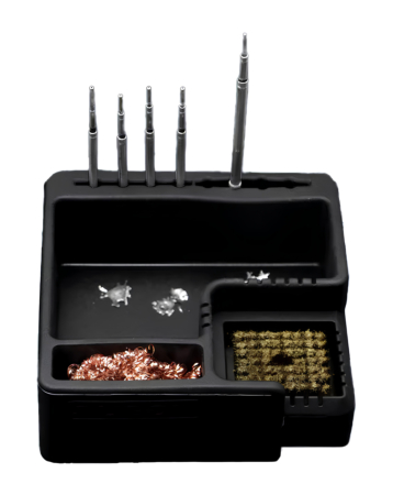 YCS Soldering Iron Soldering Station Universal Tin Slag Box (Not Returnable) (Only Ground Shipping)