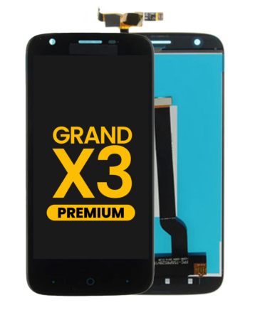 LCD Assembly without Frame for ZTE Grand X3 (Z959) (BLACK) (Premium)