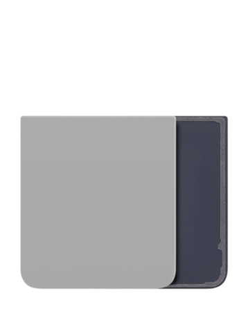 Bottom Back Cover for Galaxy Z Flip 6 F741 (NO LOGO) (SILVER SHADOW)