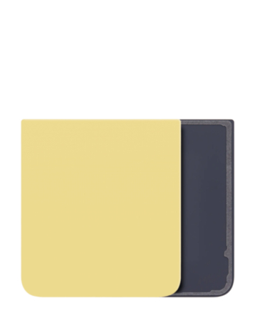 Bottom Back Cover for Galaxy Z Flip 6 F741 (NO LOGO) (YELLOW)