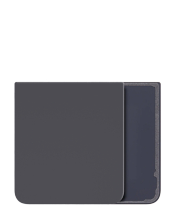 Bottom Back Cover for Galaxy Z Flip 7 F766 (NO LOGO) (JET BLACK)