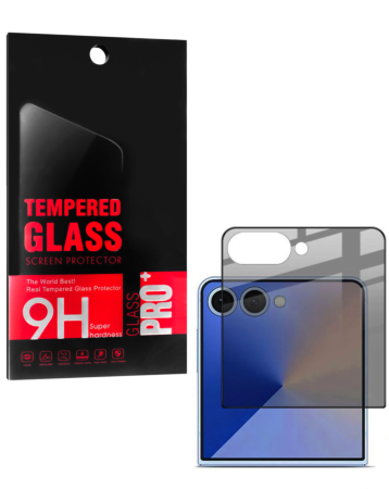 Privacy Tempered Glass for Galaxy Z Flip 7 / Z Flip 8 (Case Friendly / 2.5D / Anti-Spy / 1 Piece)