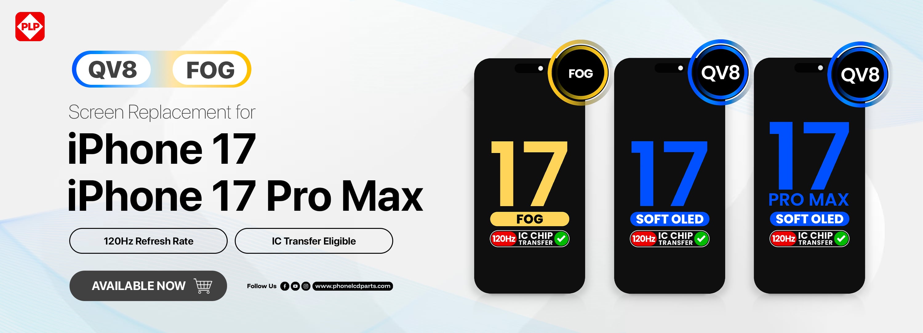 17 - 17 Pro Screen Banner