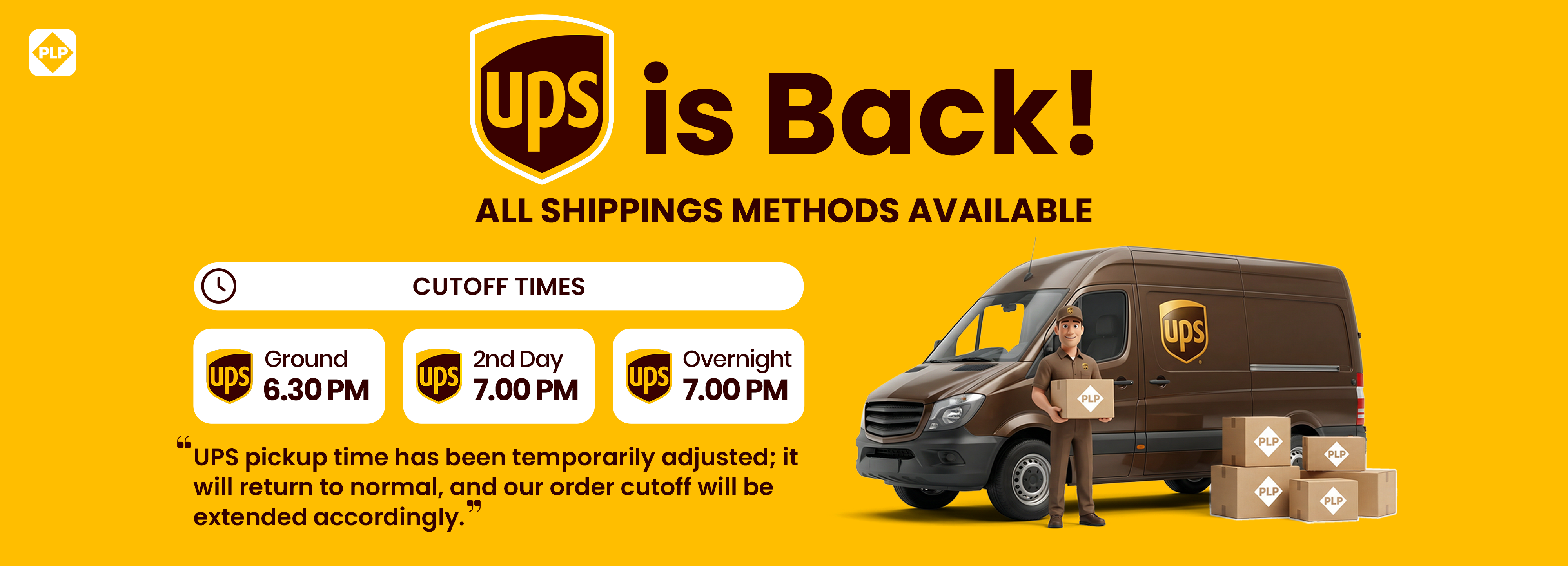 UPS Banner